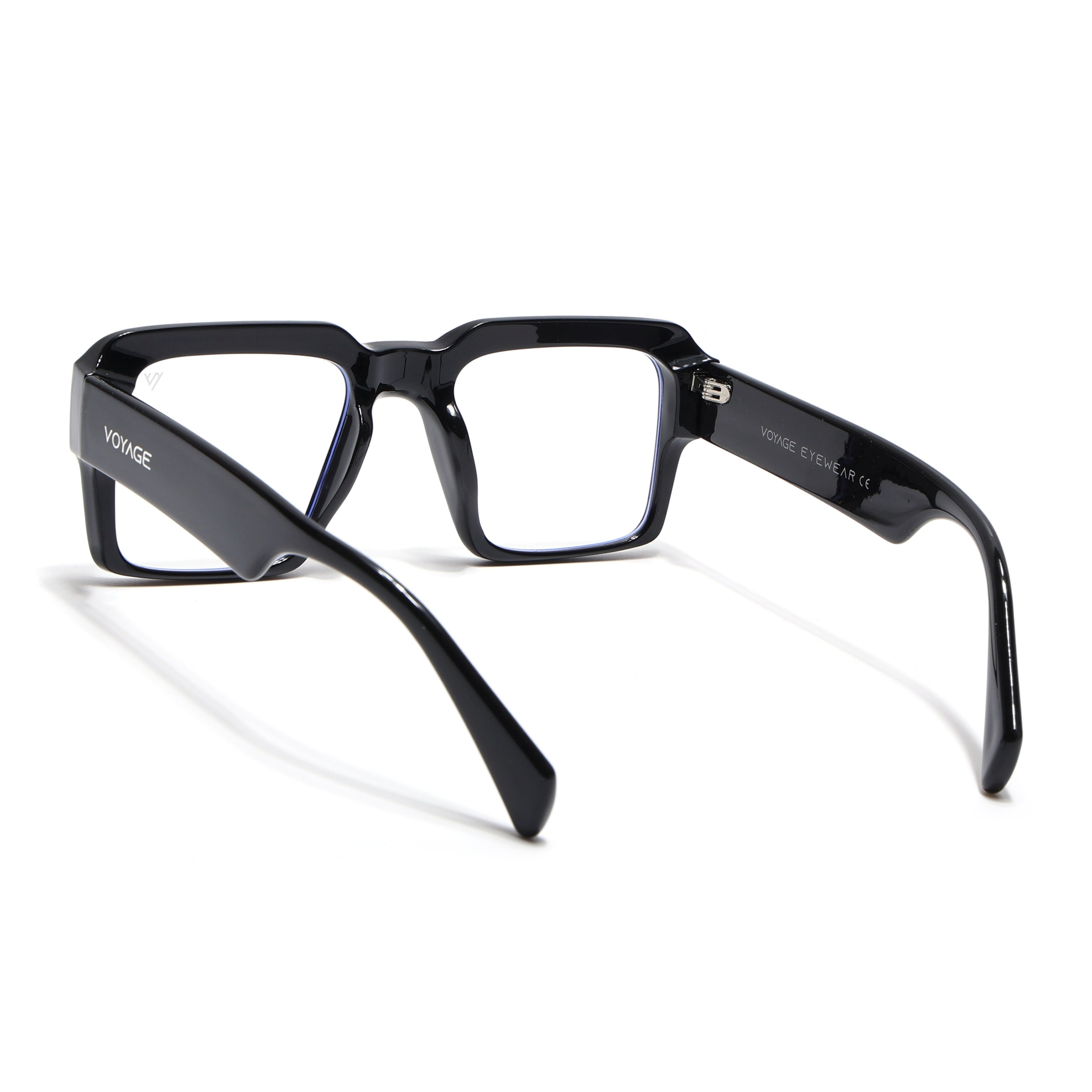 Voyage Exclusive Black Wayfarer Eyeglasses for Men & Women (58972MG5384-C1)