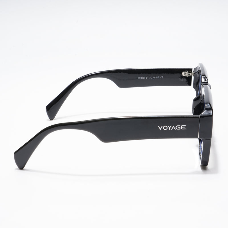 Voyage Exclusive Black Wayfarer Eyeglasses for Men & Women (58972MG5384-C1)