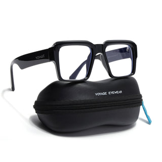 Voyage Exclusive Black Wayfarer Eyeglasses for Men & Women (58972MG5384-C1)