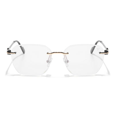 Tiger | Rimless Sunglasses (Clear Lens) | MG6615