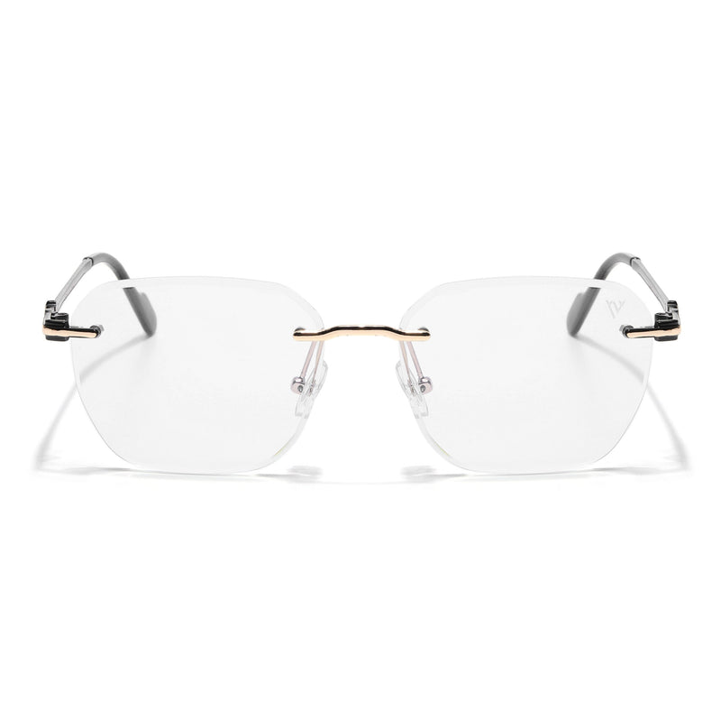 Tiger | Rimless Sunglasses (Clear Lens) | MG6615