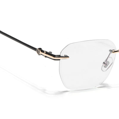 Tiger | Rimless Sunglasses (Clear Lens) | MG6615