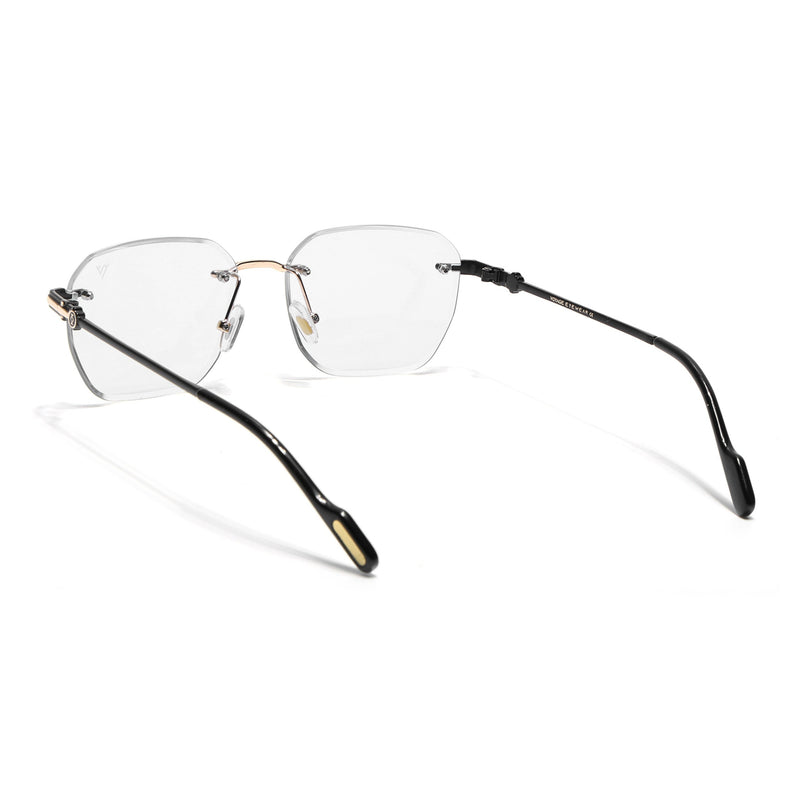 Tiger | Rimless Sunglasses (Clear Lens) | MG6615