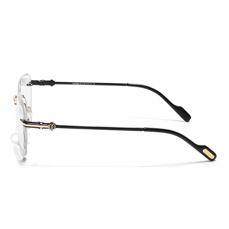 Tiger | Rimless Sunglasses (Clear Lens) | MG6615