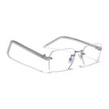 Voyage Silver Rimless Eyeglasses for Men & Women (5G476FMG9263)