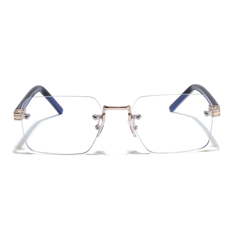 Voyage Golden Rimless Eyeglasses for Men & Women (5G476FMG9264)
