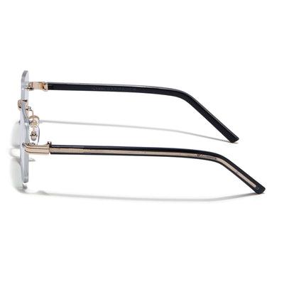 Voyage Golden Rimless Eyeglasses for Men & Women (5G476FMG9264)