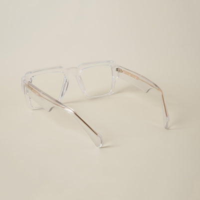 Voyage Goat Transparent Wayfarer Eyeglasses for Men & Women (58972MG4758-C3)