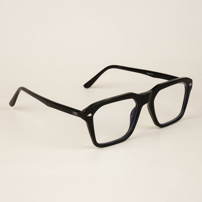 Goeye Black Square Acetate Eyeglasses for Men & Women (GO173GE1672-C1)