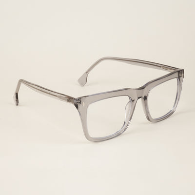 Goeye Grey Square Acetate Eyeglasses for Men & Women (GO178GE1679-C3)