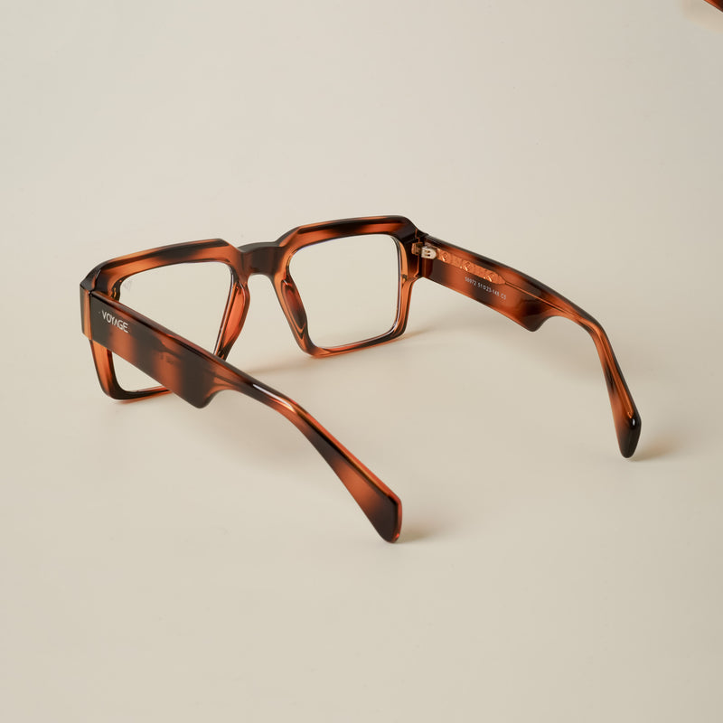 Voyage Goat Brown Wayfarer Eyeglasses for Men & Women (58972MG4761-C6)