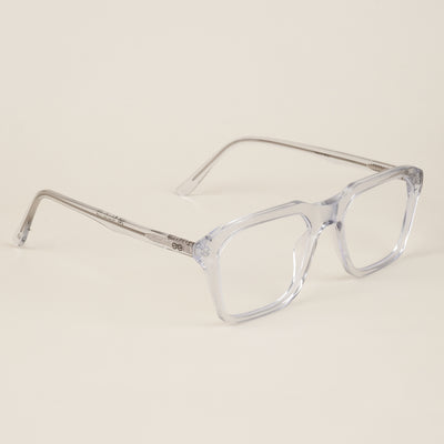 Goeye Light Blue Square Acetate Eyeglasses for Men & Women (GO173GE1674-C2)