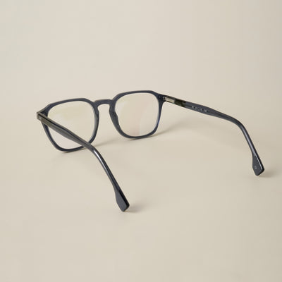 Goeye Grey Square Eyeglasses for Men & Women (G091GE1685-C3)