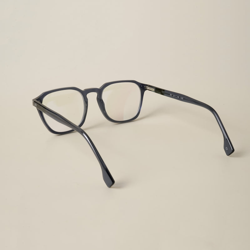 Goeye Grey Square Eyeglasses for Men & Women (G091GE1685-C3)