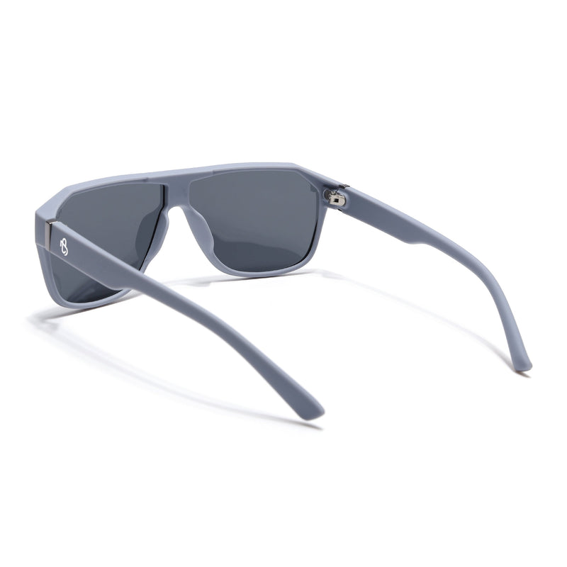 Eyejack Grey Wayfarer Polarized Sunglasses for Men & Women (6023PCL1245)