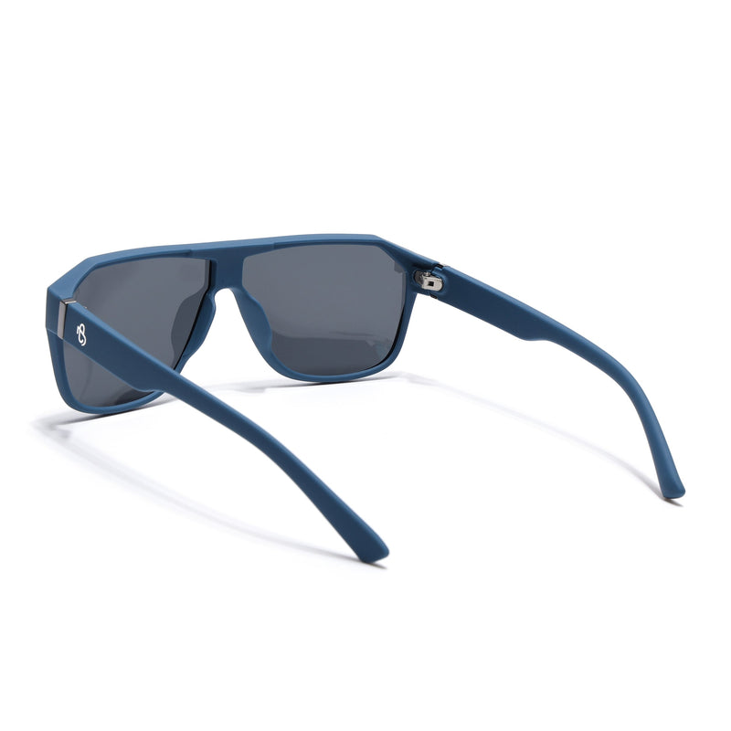 Eyejack Blue Wayfarer Polarized Sunglasses for Men & Women (6023PCL1246)