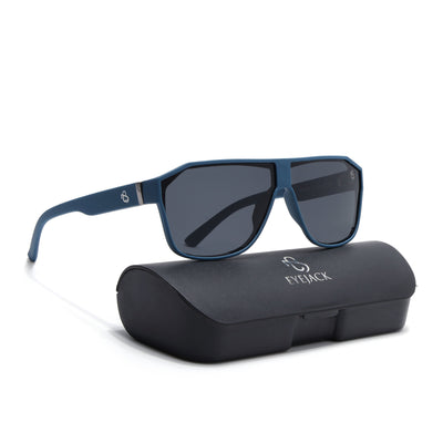 Eyejack Blue Wayfarer Polarized Sunglasses for Men & Women (6023PCL1246)
