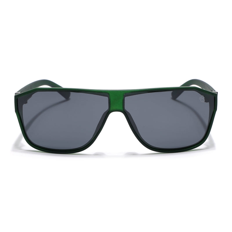 Eyejack Green Wayfarer Polarized Sunglasses for Men & Women (6023PCL1247)