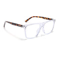 Voyage Clear Wayfarer Eyeglasses for Men & Women (602MG3902-C2)