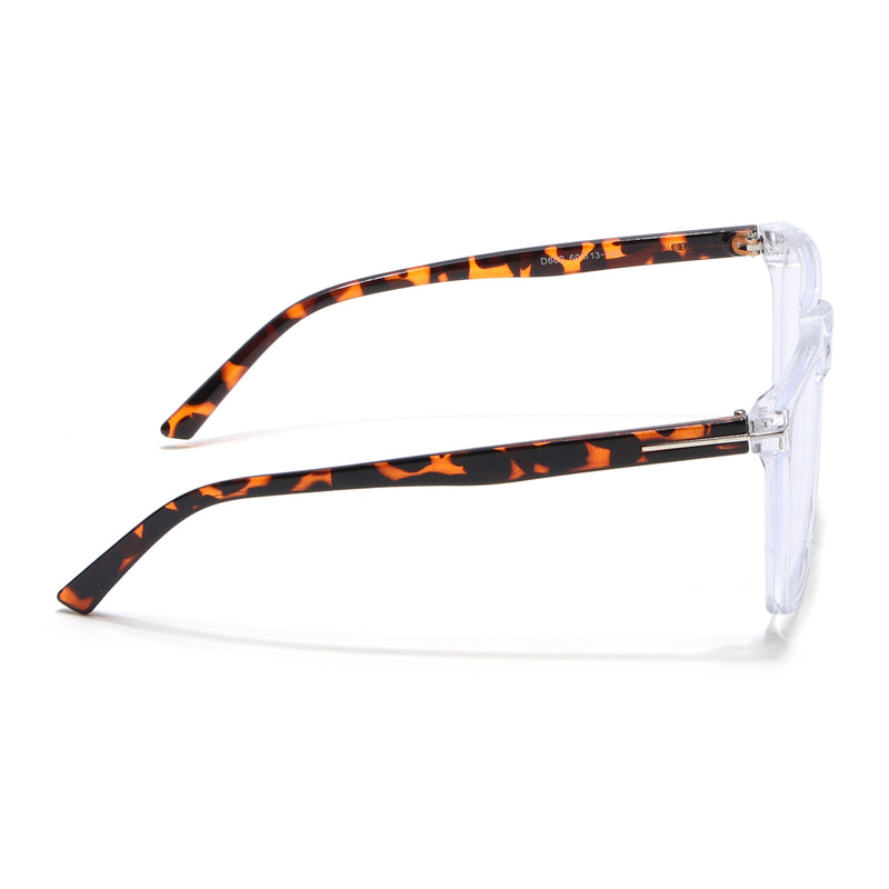 Voyage Clear Wayfarer Eyeglasses for Men & Women (602MG3902-C2)