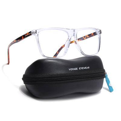 Voyage Clear Wayfarer Eyeglasses for Men & Women (602MG3902-C2)