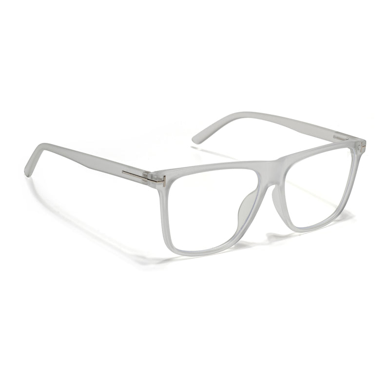 Voyage Clear Wayfarer Eyeglasses for Men & Women (602MG3903-C3)