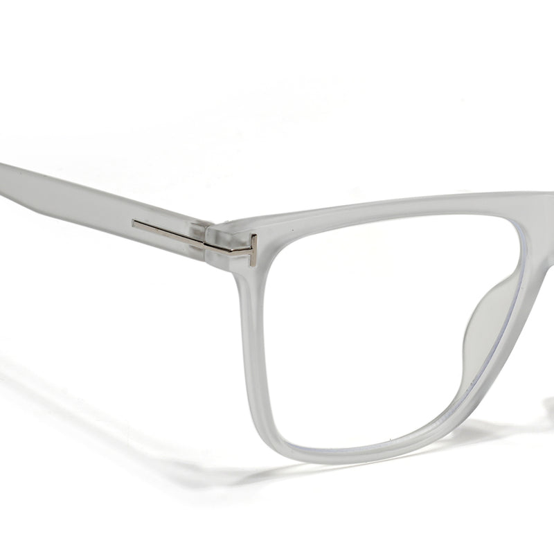 Voyage Clear Wayfarer Eyeglasses for Men & Women (602MG3903-C3)