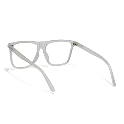 Voyage Clear Wayfarer Eyeglasses for Men & Women (602MG3903-C3)