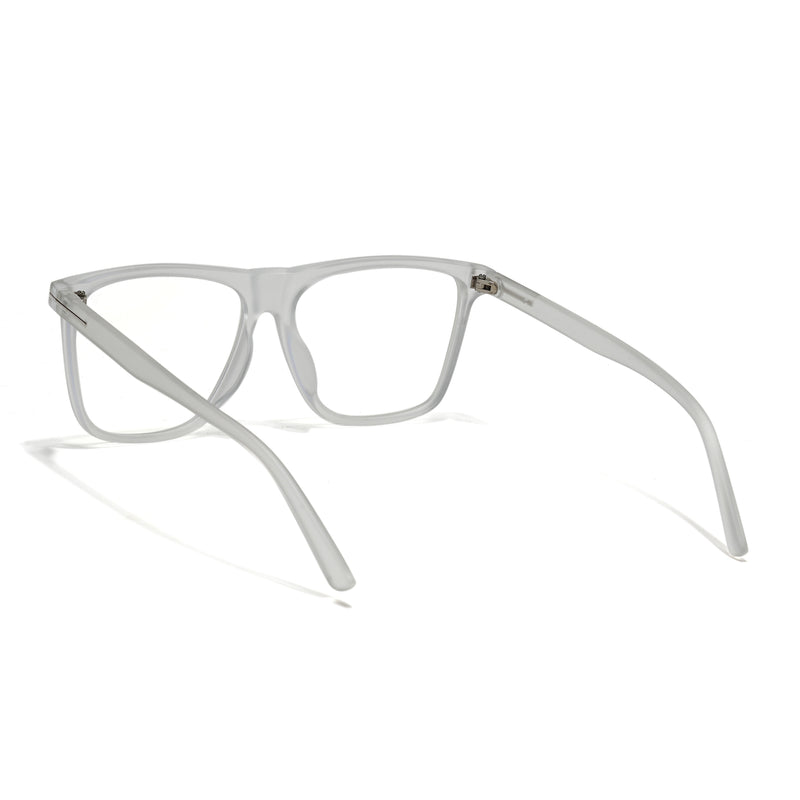 Voyage Clear Wayfarer Eyeglasses for Men & Women (602MG3903-C3)