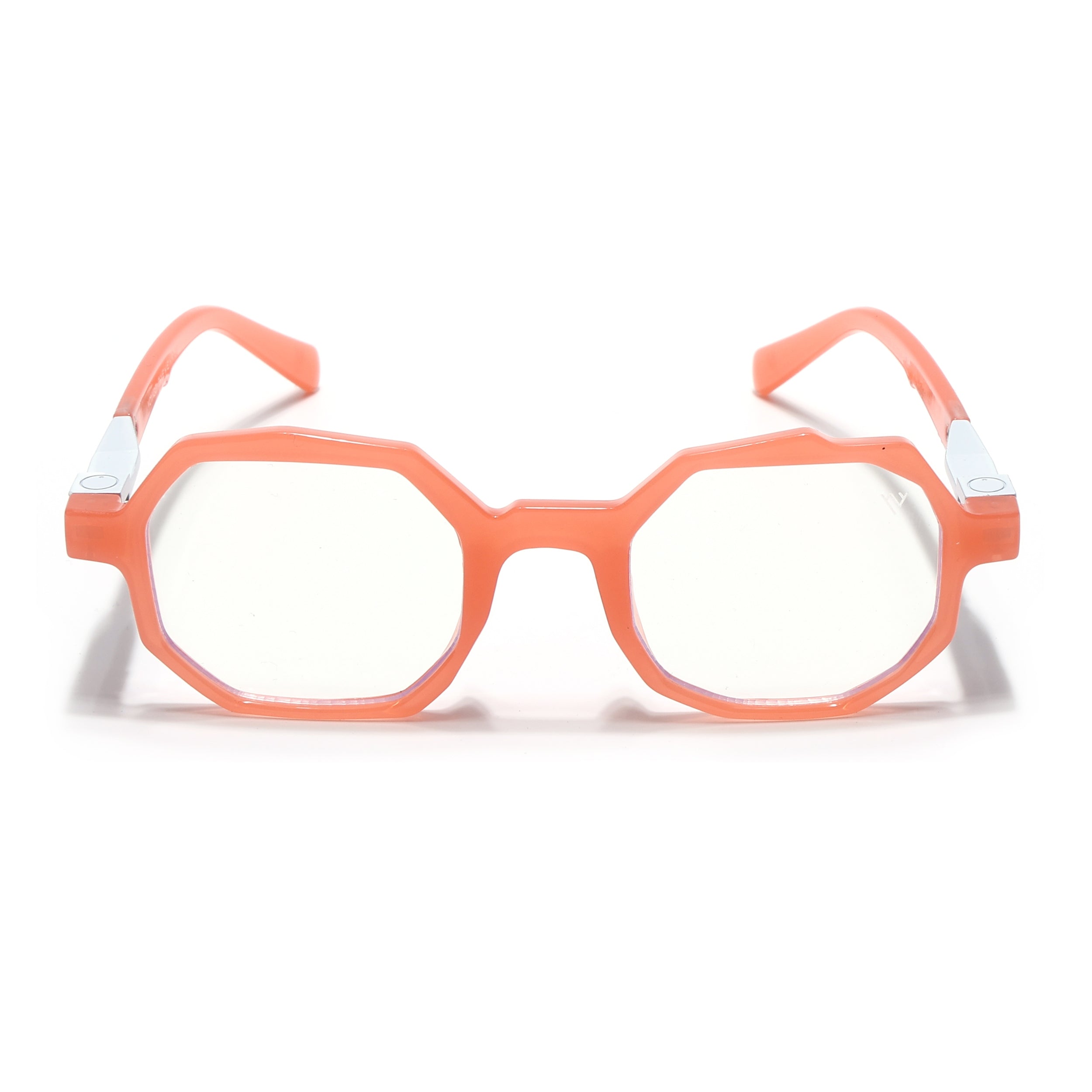 Voyage Orenge Geometrical Eyeglasses for Men & Women (6126FMG7125-C4)