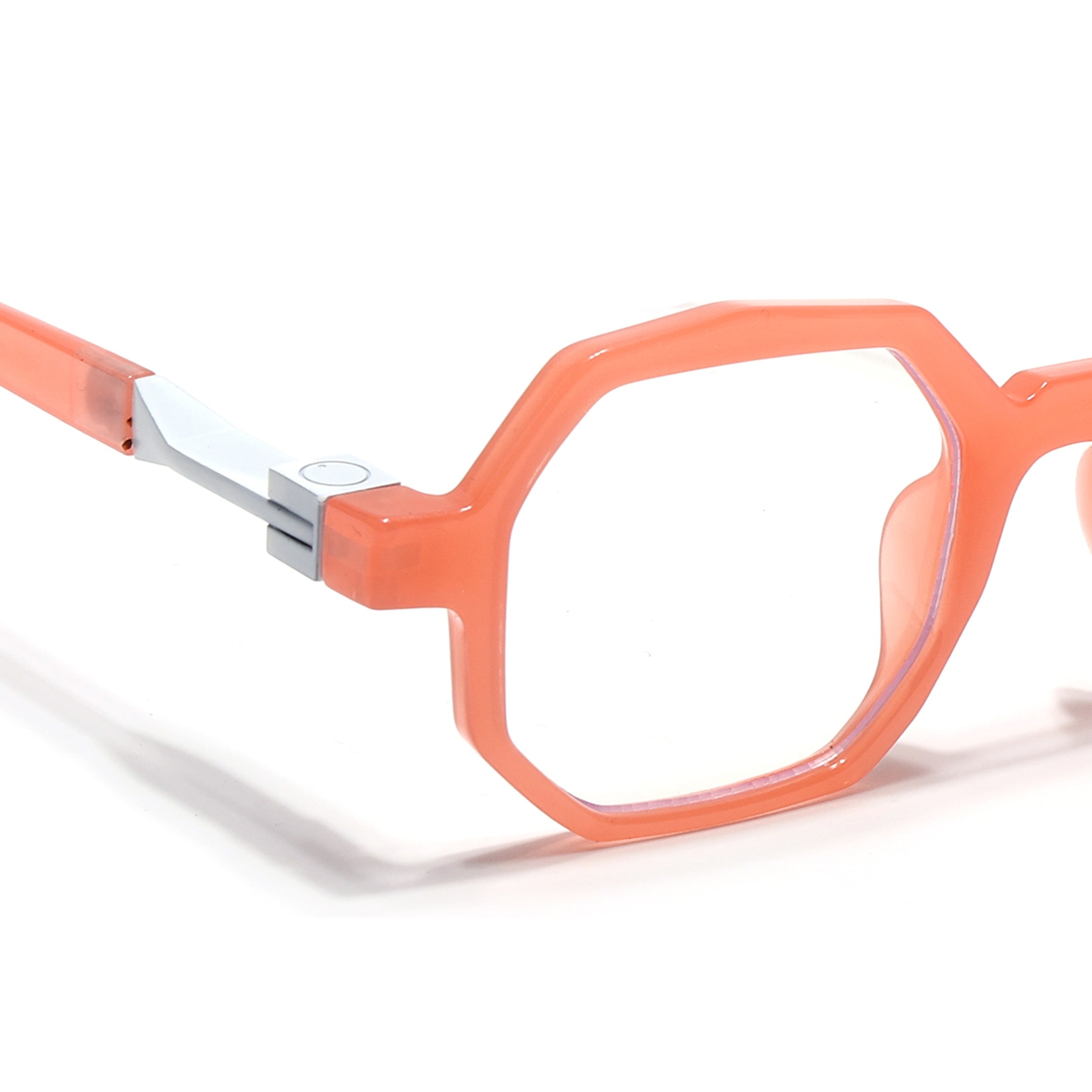 Voyage Orenge Geometrical Eyeglasses for Men & Women (6126FMG7125-C4)