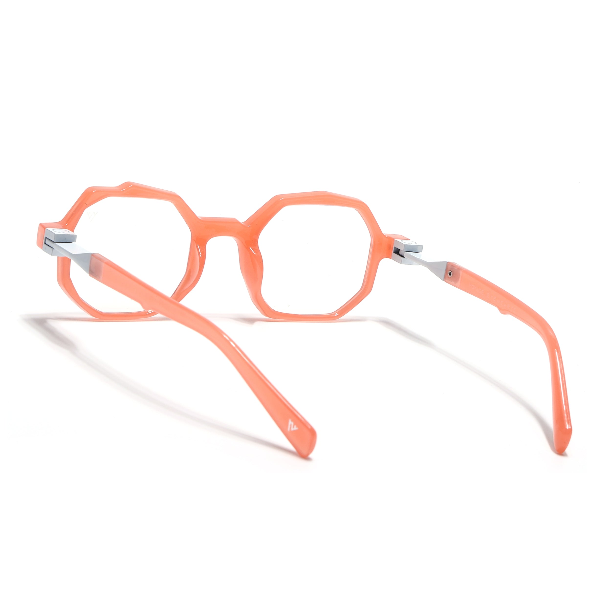 Voyage Orenge Geometrical Eyeglasses for Men & Women (6126FMG7125-C4)