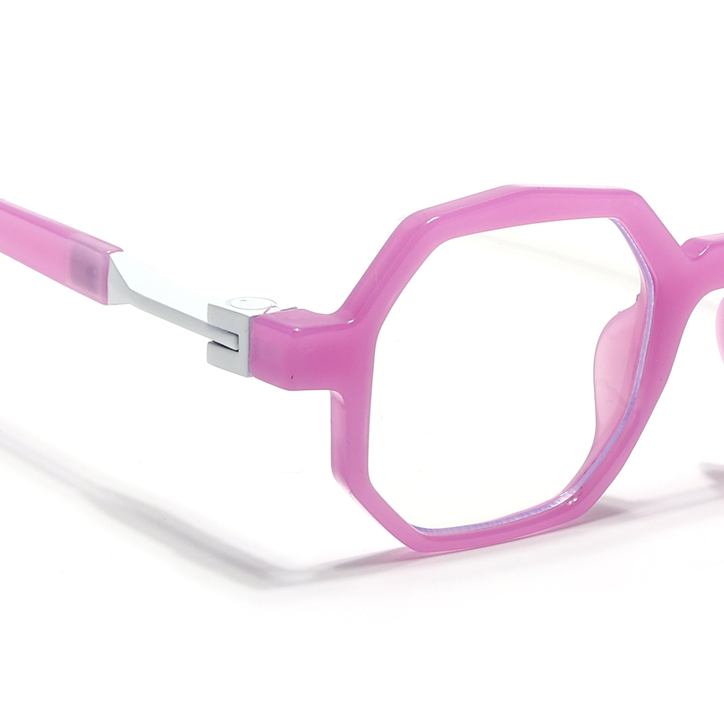 Voyage Purple Geometrical Eyeglasses for Men & Women (6126FMG7126-C5)