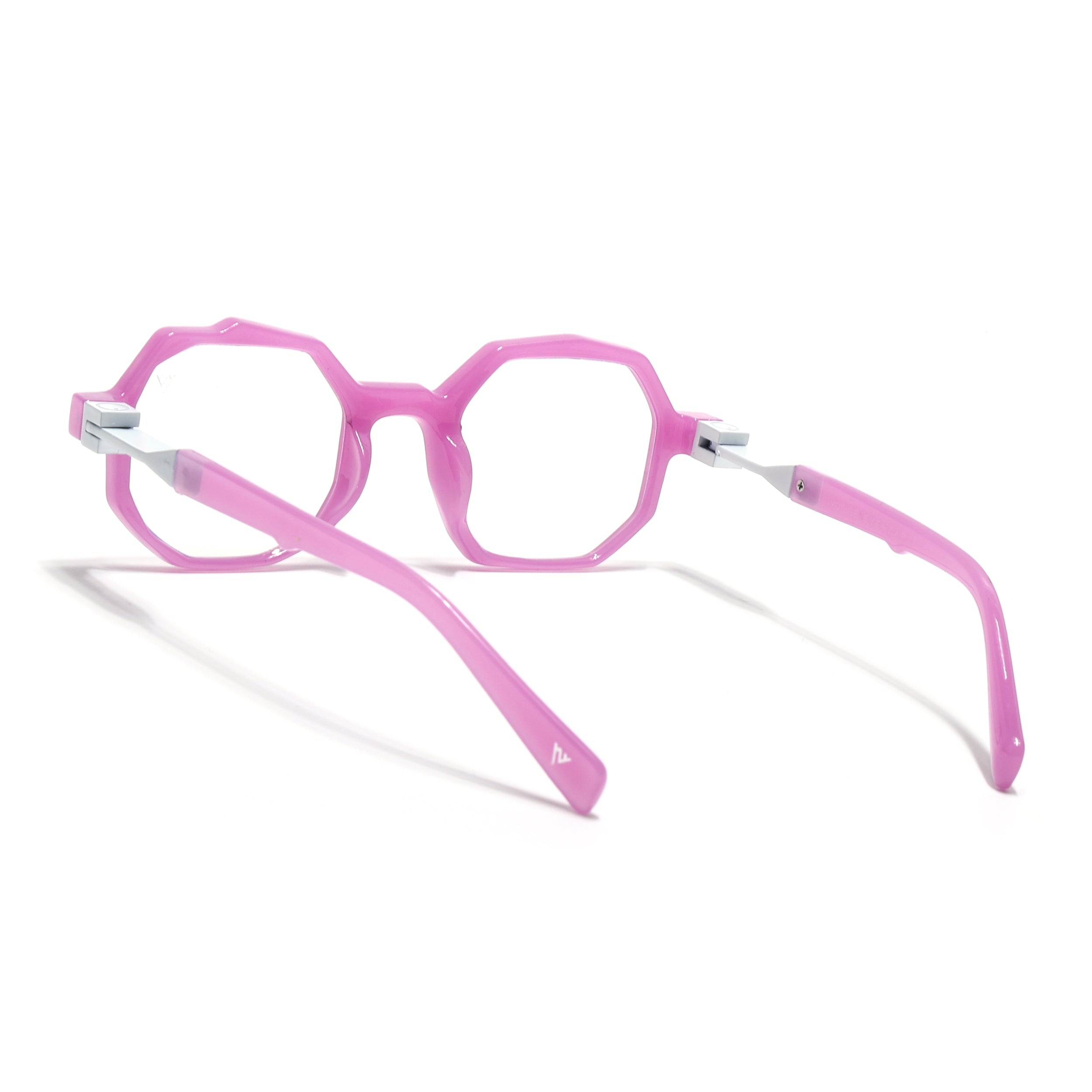 Voyage Purple Geometrical Eyeglasses for Men & Women (6126FMG7126-C5)