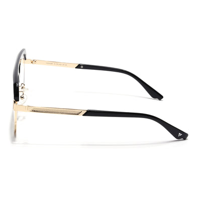 Voyage Golden & Black Wayfarer Eyeglasses for Men & Women (6166FMG7131-C1)