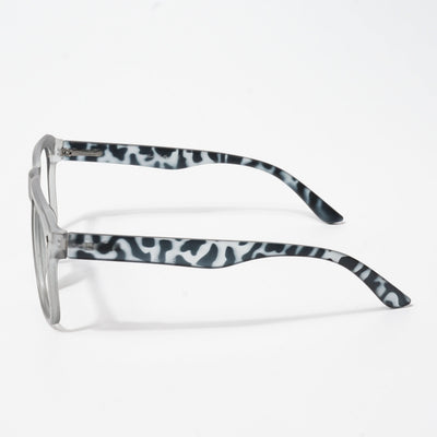 EyeJack Bell Bottom Matt Grey Square Eyeglasses for Men & Women (62201CL362-C4)