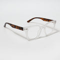 EyeJack Bell Bottom Matt Transparent Square Eyeglasses for Men & Women (62208CL427-C6)