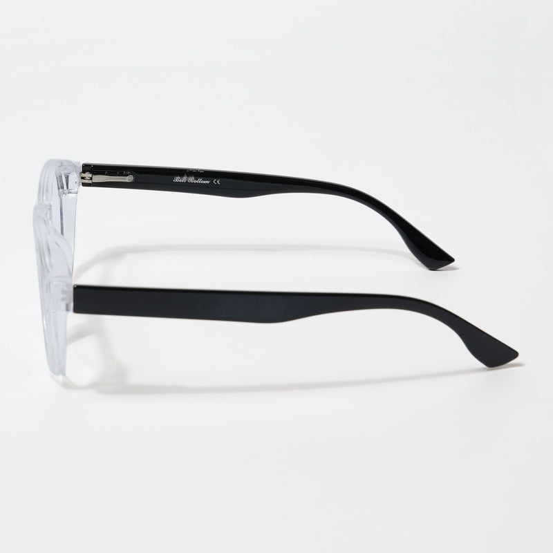 EyeJack Bell Bottom Transparent Round Eyeglasses for Men & Women (62210CL442-C3)