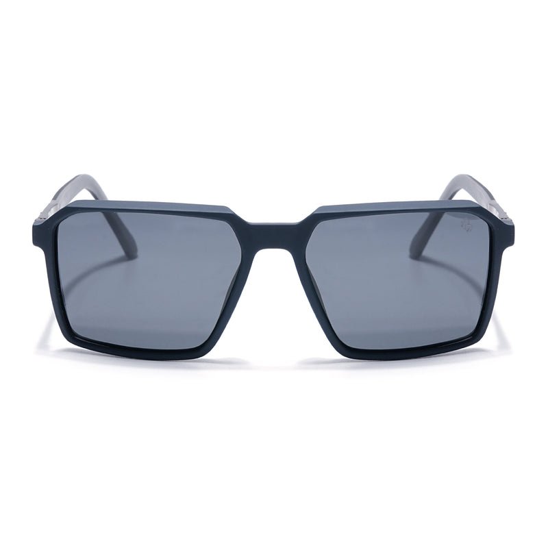 Eyejack Blue Square Polarized Sunglasses for Men & Women (6229PCL1123)