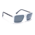 Eyejack Transparent Square Polarized Sunglasses for Men & Women (6229PCL1125)