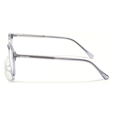 Voyage Grey Round Clip-On Eyeglasses for Men & Women (6230FMG8619)