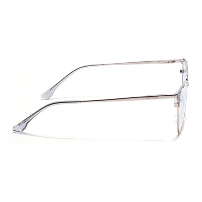 Cleo | Voyage Silver & Grey Cateye Clip-On Eyeglasses for Women (6312FMG8575)