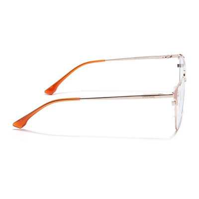 Cleo | Voyage Golden & Orange Cateye Clip-On Eyeglasses for Women (6312FMG8577)