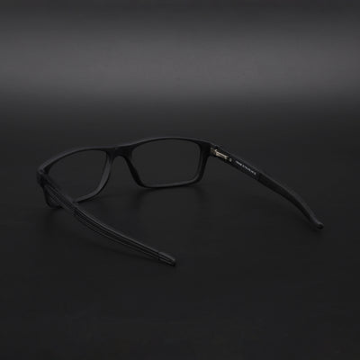 Voyage Active Black Rectangle Eyeglasses for Men & Women (6683MG5635-C1)