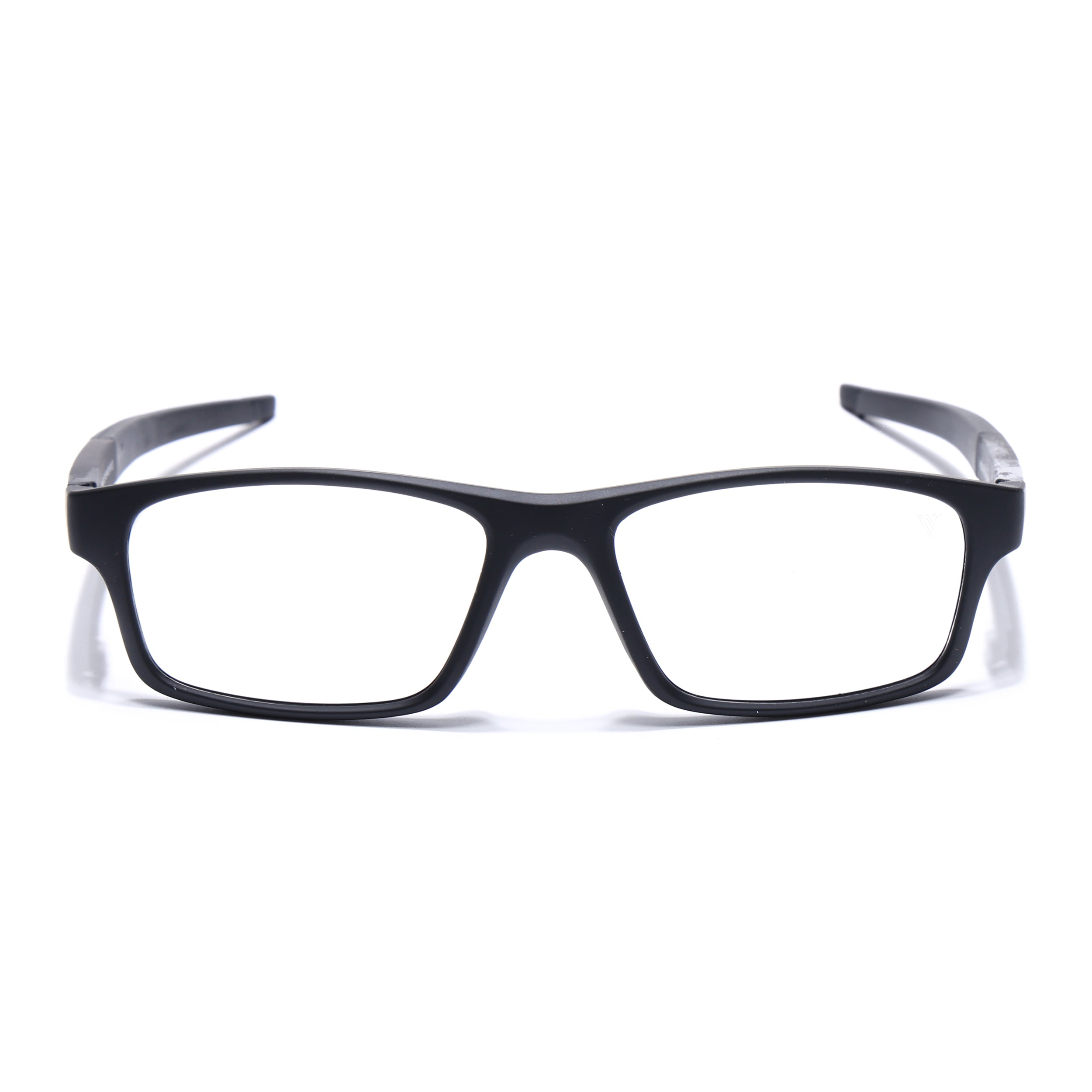 Voyage Active Black Rectangle Eyeglasses for Men & Women (6683MG5635-C1)