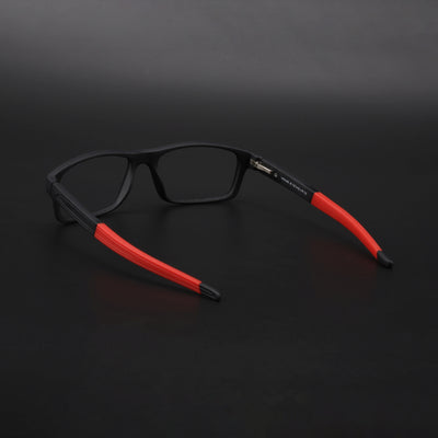 Voyage Active Black Rectangle Eyeglasses for Men & Women (6683MG5639-C5)