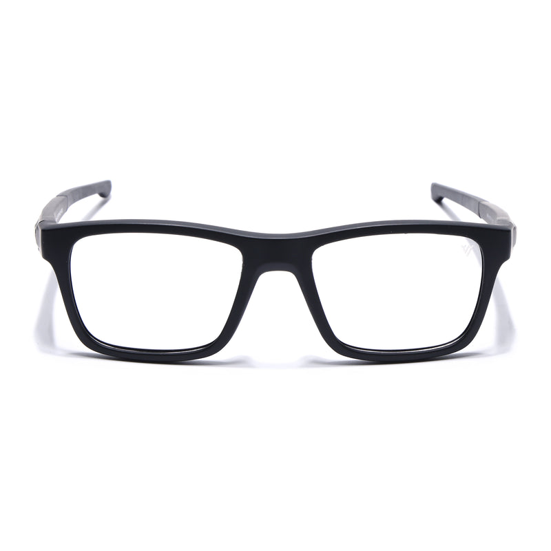 Voyage Active Black Square Eyeglasses for Men & Women (6684MG5641-C1)