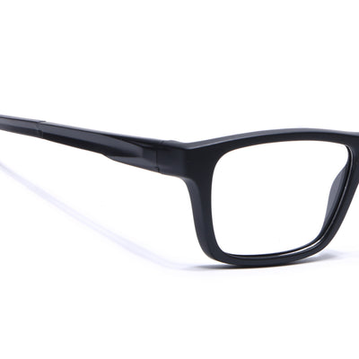 Voyage Active Black Square Eyeglasses for Men & Women (6684MG5641-C1)