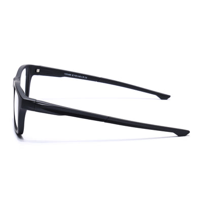 Voyage Active Black Square Eyeglasses for Men & Women (6684MG5641-C1)