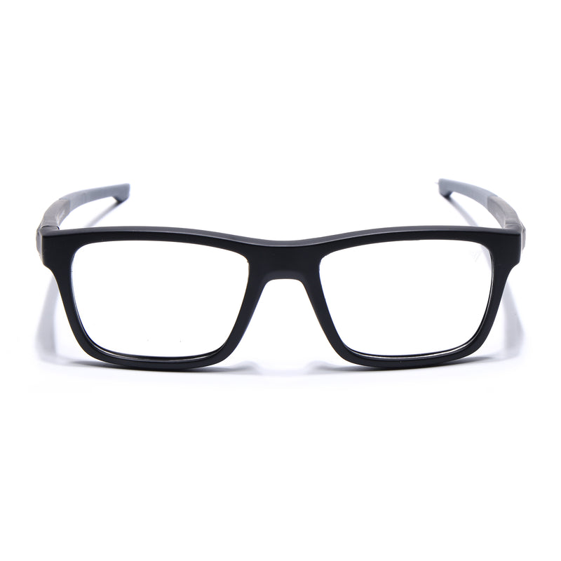 Voyage Active Black Square Eyeglasses for Men & Women (6684MG5642-C2)